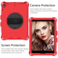 thumbnail image 2 of iPad 10.2 inch Case 2020/2019, iPad 8th / 7th Generation Case, 10.5" iPad Pro / iPad Air 3 Case, Dteck Heavy Duty Shockproof Case + Pencil Holder Rotating Kickstand Hand/Shoulder Strap, Red+Black, 2 of 6