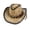 Black2, variant on Western Cowboy Hat For Men And Women Outdoor Classic Style Wide Brim Beaded Band Sun Red