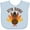 AE-Light Blue, variant on Inktastic Little Turkey Thanksgiving Boys or Girls Baby Bib