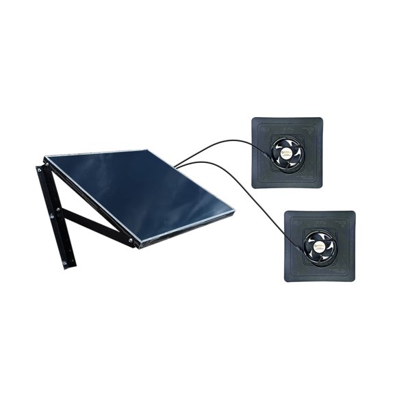 Solar Attic Fan - 50W206-FLEX MODULAR -SOLAR POWERED FAN