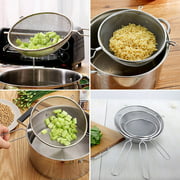 Cheers Fine Mesh Strainer Flour Sifter Colander Stainless Steel Kitchen Cooking Tool