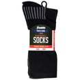 thumbnail image 5 of Franklin Sports Athletic Socks Mid-Calf Durable Solid Ribbed Socks (Little Girls or Little Boys or Big Girls or Big Boys) 1 Pack, 5 of 7