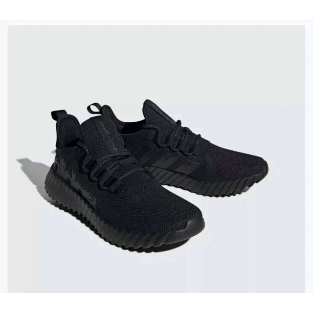 Adidas Kaptir 3.0 Men’s Running Shoe Black Athletic Size 11.5 WIDE Box Damage