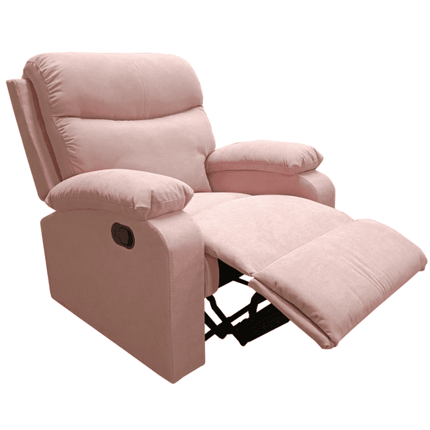 Sillon reclinable modelo Belli rosa JOM Moderno contemporaneo Walmart en linea