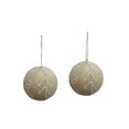 thumbnail image 2 of Perfect Holiday Burlap Swirl Christmas Ornaments - Pack of 2, 2 of 2