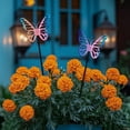 thumbnail image 4 of 4 Pcs Butterfly Garden Stakes Decor Colourful Butterfly Stakes Ornaments Metal Lawn Ornaments Stakes DIY, 4 of 9