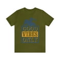 thumbnail image 2 of Good Vibes Only Unisex Bella + Canva Jersey Short Sleeve Tee, 2 of 12
