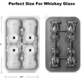 thumbnail image 4 of Nax Caki 3D Highland Cow Ice Tray, Fun Shaped Ice Tray, Suitable for Whiskey, Cocktails, Bourbon, Cute Highland Cow Holiday Christmas Gift, 4 of 4