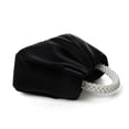 thumbnail image 2 of Bolso de noche Beatfull de piel con estampado de perlas para mujer, color negro, 2 of 6