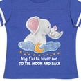 thumbnail image 4 of Inktastic My Safta Loves Me to the Moon and Back Elephant Family Boys or Girls Toddler T-Shirt, 4 of 5