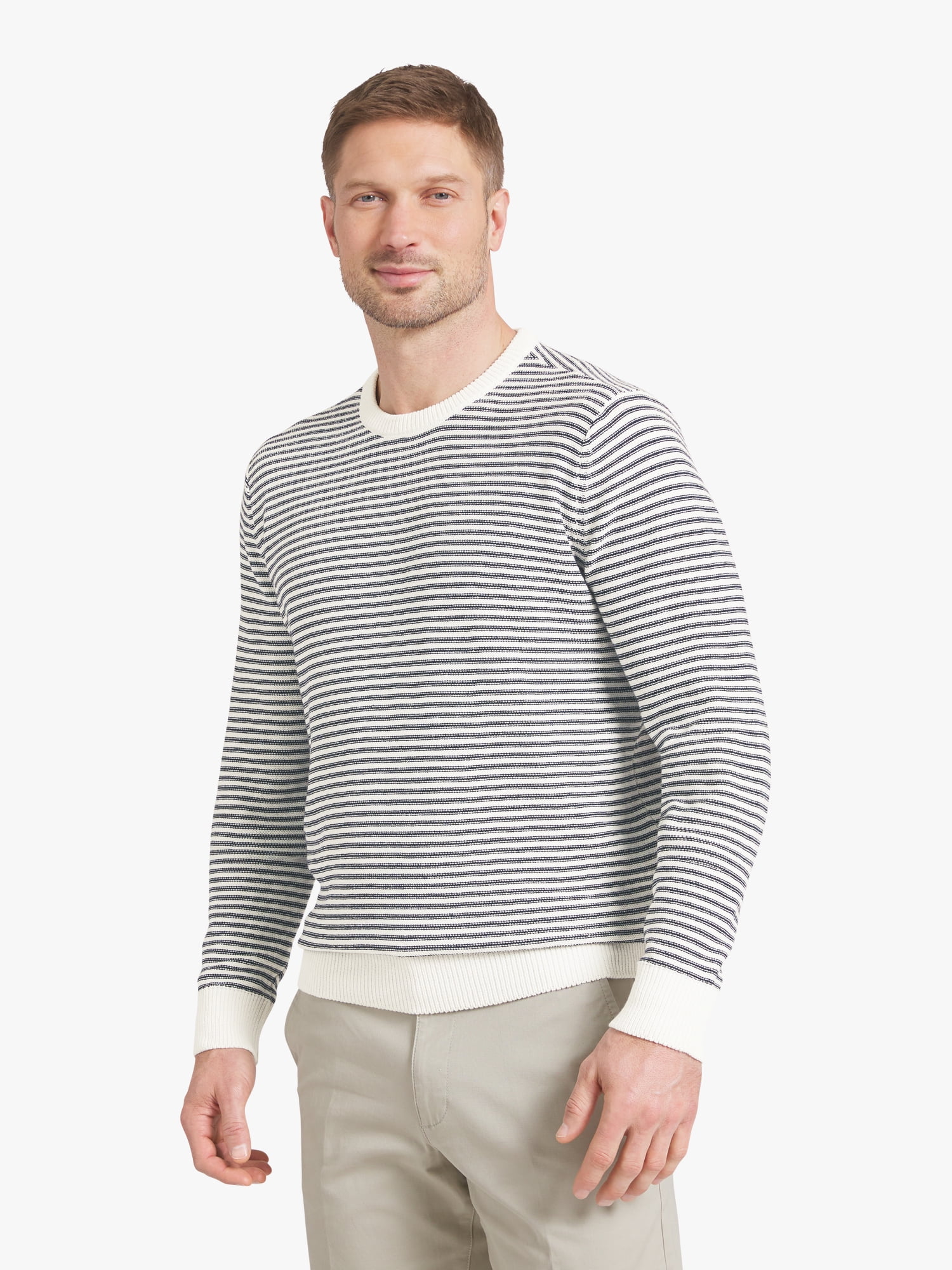 Chaps Men's & Big Men's Long Sleeve Crewneck Sweater, Sizes S-3XL