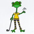 thumbnail image 2 of CafePress - Funny Frog Golfer Body Suit - Baby Light Bodysuit, Size Newborn - 24 Months, 2 of 4
