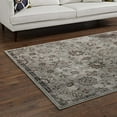 thumbnail image 6 of Modway Hana Distressed Vintage Floral Lattice 5x8 Area Rug in Silver Blue, Beige and Brown, 6 of 8