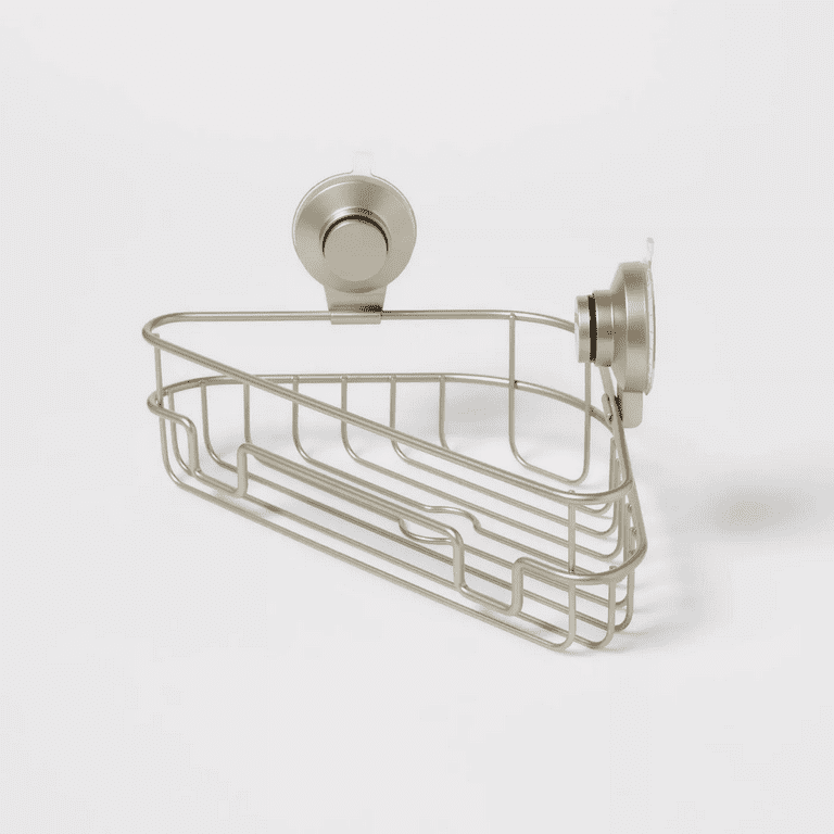 Over the Door Round Wire Shower Caddy Matte Satin - Made By Design™