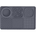 thumbnail image 2 of 2025 Slow Feeding Pet Licking Mat With NonSlip Suction Cup Dogs And Cats Silicone Placemat Treats Yogurt Wet Food Gray, 2 of 2