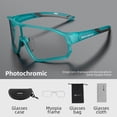 thumbnail image 1 of ROCKBROS Gafas Fotocromáticas para Ciclismo, Lentes Deportivas, Ultraligeras, Equipo de Seguridad, MTB, Deporte en Carretera, Protección UV400, 1 of 4
