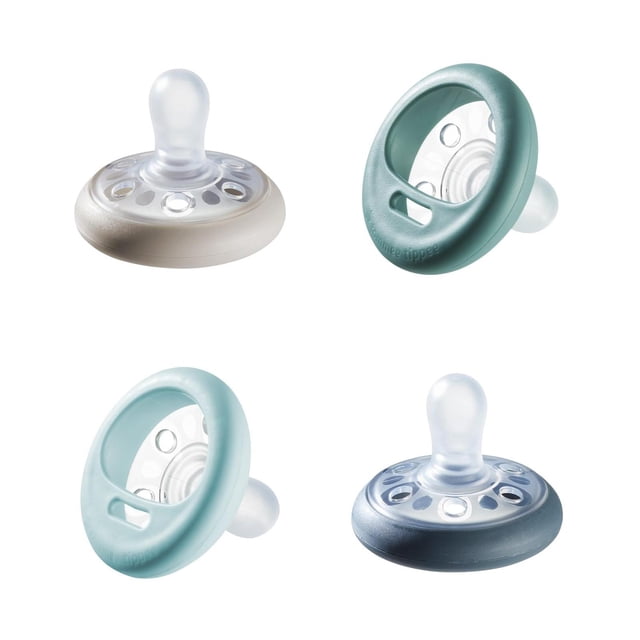 Chupón Tommee Tippee Transparente Simula Pecho Materno 6 a 18 Meses 4 Unidades