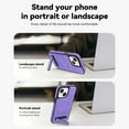 thumbnail image 2 of Nalacover Magnetic for iPhone 13 Case with Invisible Stand[Compatible with MagSafe][Military Drop Protection] Shockproof Slim Phone Cover Compatible with iPhone 13, Purple, 2 of 10