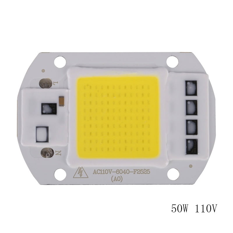 50W LEDs Floodlights COB Chip 110V 220V Input Integrated Smart IC Driver 