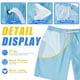 thumbnail image 3 of Shorts de baño Scotamalone de secado rápido para hombre en azul claro, 3 of 6