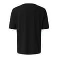 thumbnail image 5 of JUMESGU V Neck Mens T Shirt, Fitted Soft Men's T-Shirts (Black,L), 5 of 6