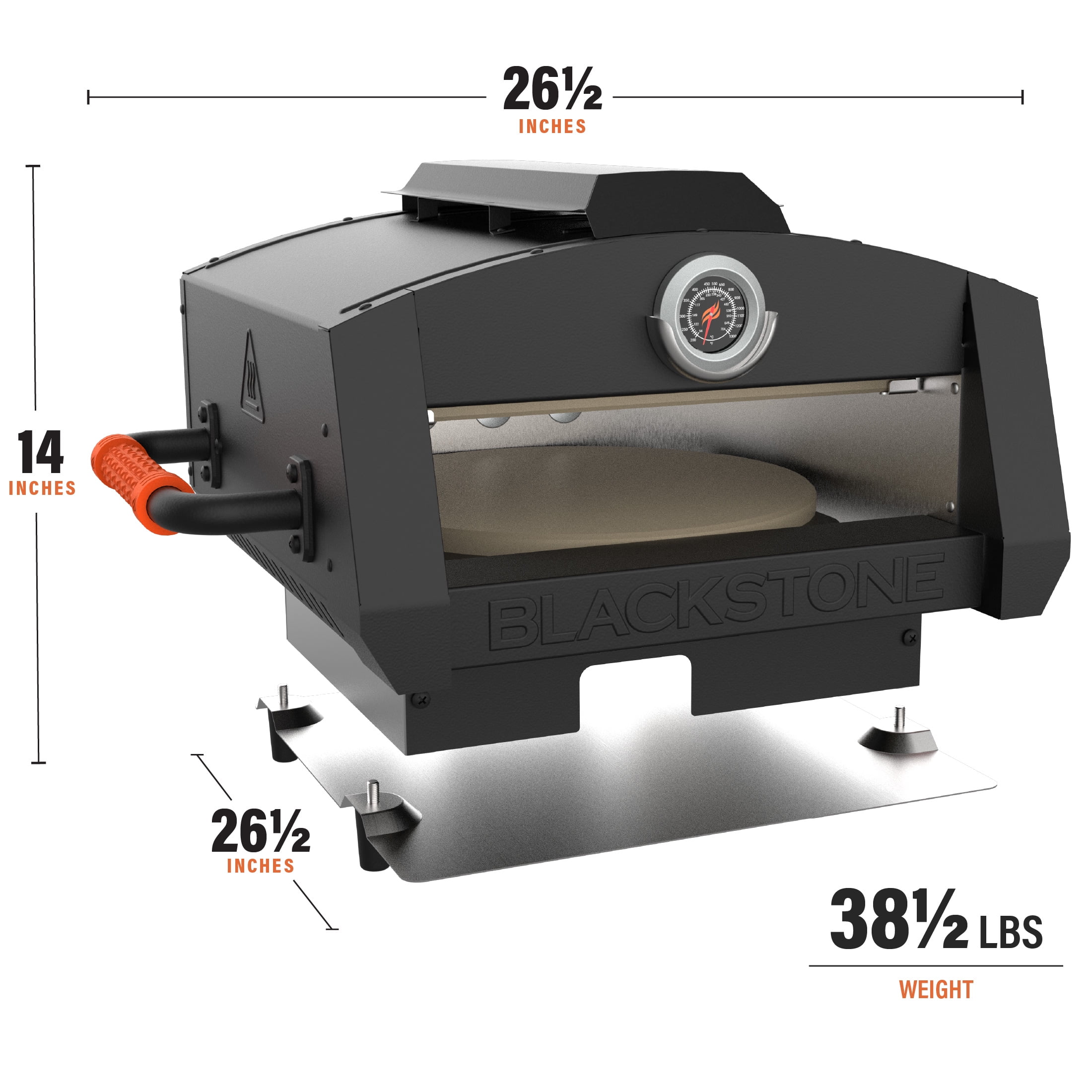 Blackstone On The Go 17" Pizza Oven Conversion Kit for Blackstone 17" Griddle Base