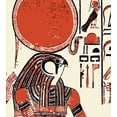 thumbnail image 2 of Ambesonne Egyptian Duvet Cover Sets, Old Language, 2-Queen, Red Cream, 2 of 6