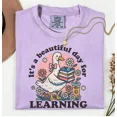 thumbnail image 4 of “It’s a Beautiful Day for Learning” Teacher Comfort Colors T-Shirt – Cute Goose Graphic Tee, Fun Back to School Shirt for Educators, 4 of 7