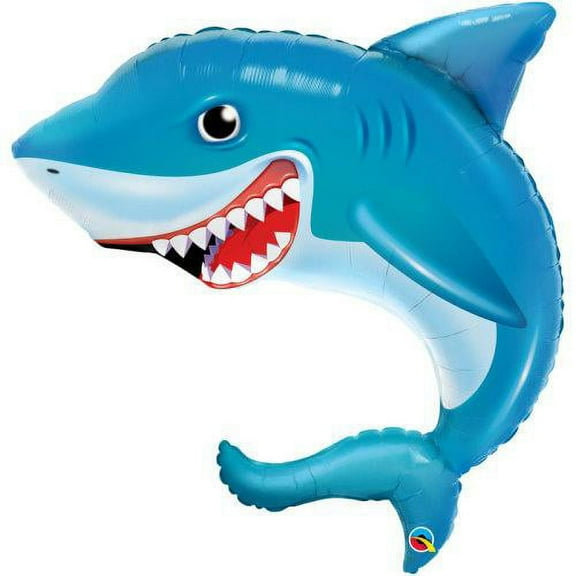 LOONBALLOON Ocean Ballons, 36″ SMILIN' SHARK