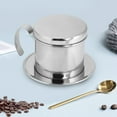 thumbnail image 3 of Coffee Pot, Detachable Compact Portable Coffee Drip Filter, Office Travel For Home Camping Silver, 3 of 8