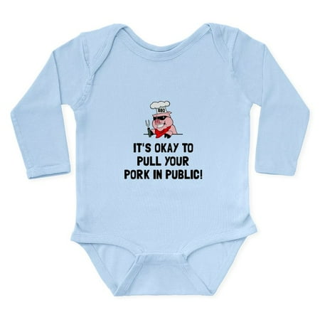 

CafePress - BBQ Pull Pork Body Suit - Long Sleeve Infant Bodysuit