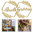 thumbnail image 3 of WEUVEB Golden Wedding Chair Signs 3 Sets for Bohemian and Country Style Wedding Decorations, 3 of 8