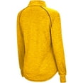 thumbnail image 3 of Women's Colosseum Gold Minnesota Golden Gophers Bikram Raglan Quarter-Zip Top, 3 of 3
