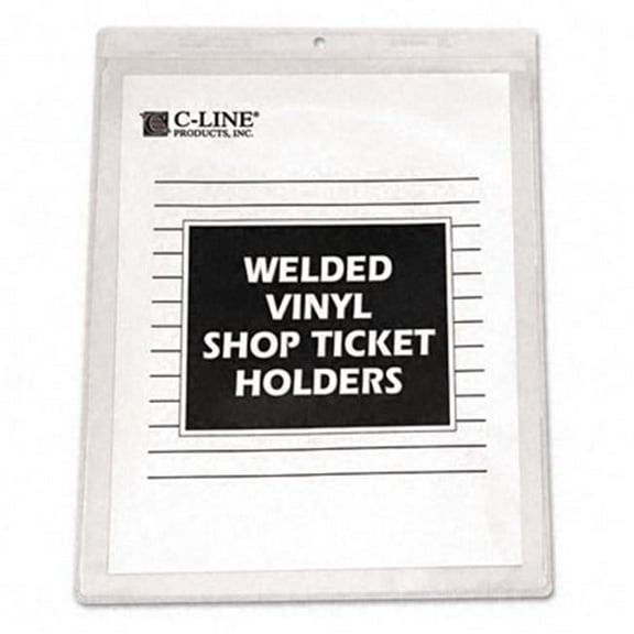 C-Line  Vinyl Shop Seal Ticket Holders  Top-Load  9 x 12  Clear  50/box