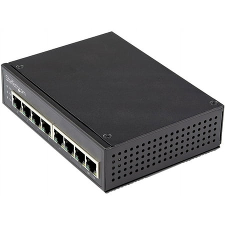 UPC: 0065030889605 | StarTech.com IESC1G80UP Industrial 8 Port Gigabit PoE Switch – 30W – Power Over Ethernet Switch – GbE PoE+ Unmanaged Switch – Rugged High Power Gigabit Network Switch IP-30/ -40°C – 75°C (IESC1G80UP)