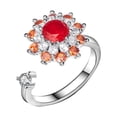 thumbnail image 2 of Rotatable Ring Classic Simple Ring Fashion Jewelry Light Luxury Premium Feeling Design Ring Shiny Ring, 2 of 5