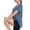 Heather Navy, variant on Women's Workout Shirts Yoga Work Out Tops Short Sleeve Athletic Running Gym Exercise Loose Fit Clothes Black L
