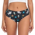 thumbnail image 1 of Fotbe Space Calzones Estampados para Mujer – Ropa Interior de Algodón, Cómoda, Suave y Elástica-Large, 1 of 6