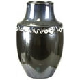 thumbnail image 2 of High-end Decorative Ceramic Vase, Silver, 2 of 2