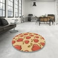thumbnail image 3 of Ahgly Company Indoor Rectangle Patterned Grapefruit Red Area Rugs, 6' x 9', 3 of 6