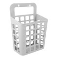 thumbnail image 3 of Foldable Plastic Laundry Basket, Hanging Storage Organizer for Clothes and Towels, Space Saving Wall Mounted Container for Bathroom, Bedroom, or, 3 of 5