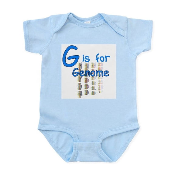 CafePress - G Is For Genome Infant Bodysuit - Baby Light Bodysuit, Size Newborn - 24 Months