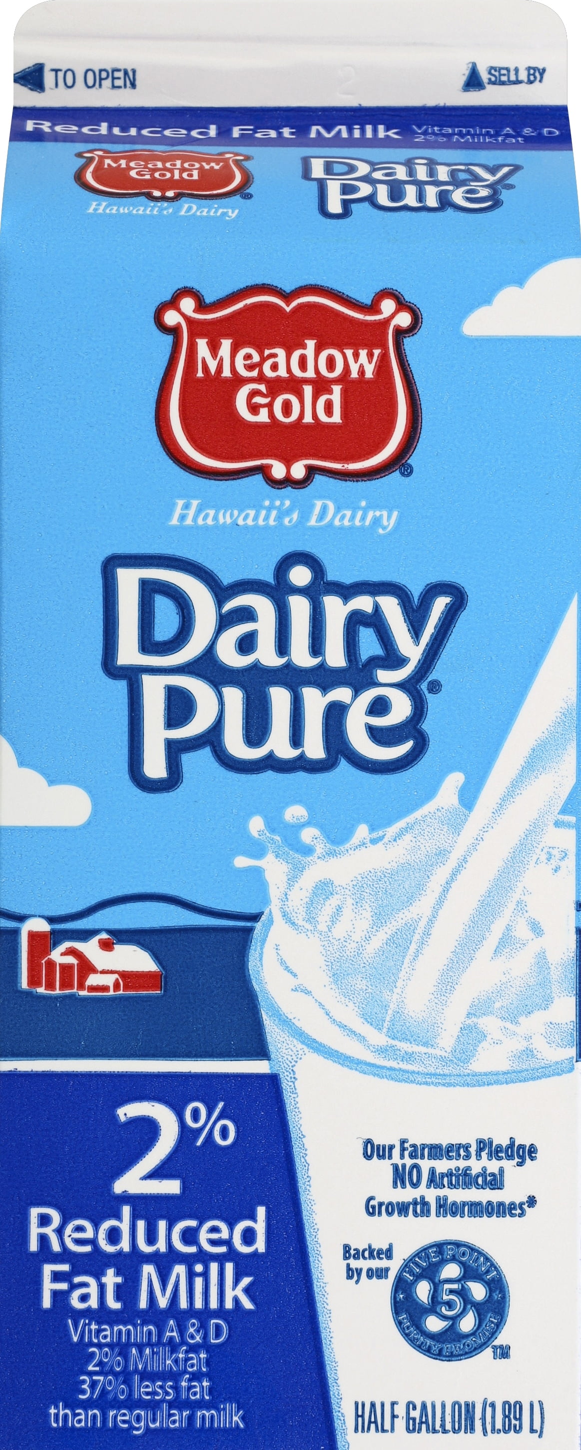 DairyPure 2 Milk Half Gallon