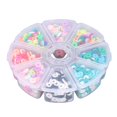 thumbnail image 2 of 1200 Cuentas de arcilla planas Sincero colores vibrantes resistentes al agua ligeras para pulseras y collares de bricolaje, 2 of 10