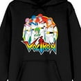 thumbnail image 2 of Voltron Defender Of The Universe Pilots Long Sleeve Black Hooded Sweatshirt-6XLB, 2 of 7