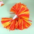 thumbnail image 6 of FRCOLOR Cheering Poms with Handle for Cheerleaders Made of Plastic Red Color Great for Sport Cheering 1 Pair, 6 of 8