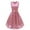 Pink, variant on Fesfesfes Lace Dresses For Women Sleeveless Princess Dresses Floral Lace Cocktail Party Dresses V-Neck Party Aline Swing Dress Girls Graduation Dresses