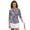 Colorful Abstract Pattern, variant on HUIACONG Palm Tree Womens 3/4 Sleeve Golf Shirts Quarter Zip with Breathable Anti-Wrinkle Women's Golf Polo Shirts for Sports Tennis Daily Exercise Workout