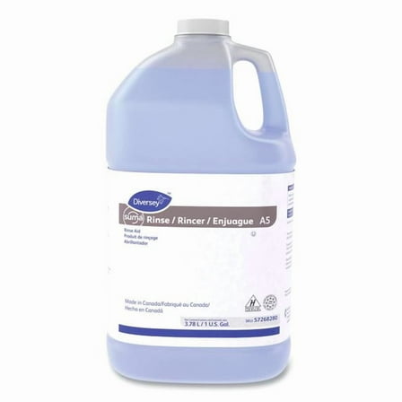 United Stationers Supply B3178486 Diversey Suma Rinse Aid Economy Detergent - Surfactant Scent - 1 gal Bottle - Case of 4