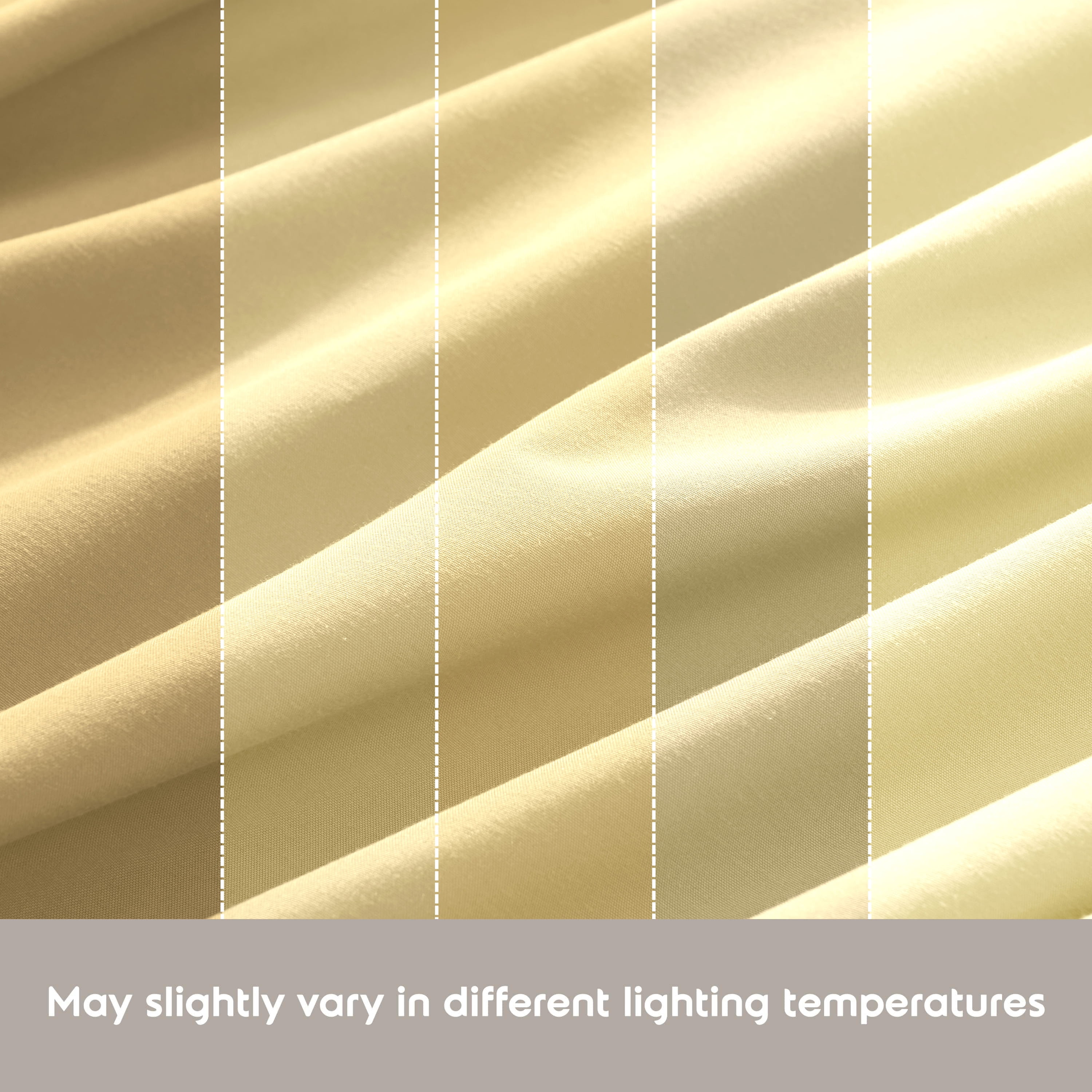 LammaLoe Extra Deep Pocket Sheets Twin Set, 3 Piece, Fits 18"-24" Mattress, Breathable & Extra Soft Bed Sheets, Vanilla Yellow